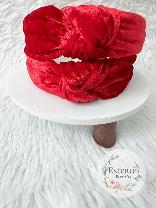 Solid Velvet Valentine's Day Headbands - Velvet Headbands - Image 7